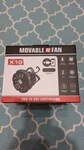 Brand New Camping Fan, Portable Desk Car Rechargeable With Lights. Fixed Price $12.00.