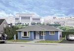 Framed Ranch Tract House 933-3775 Scale Model Railroad Structure Kit. Fixed Price $39.13.