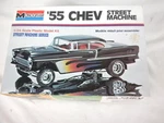 Vintage 1975 Issue Monogram 1955 Chevy Street Machine -open Box- Complete. Fixed Price $36.99.