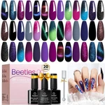 Beetles 24PCS Cat Eye Polish Kit - 20 Glitter Dark Color Changing Gels Uv/le. Fixed Price $44.98.