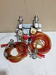 Micro Matic RPK-2-PP Double Gauge Secondary Regulator Panel, 3/8"HOSE + Coupler. Fixed Price $521.99.