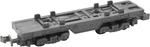 Rokuhan 1/220 Z Scale SA006-2 Shorty Container Freight Car Gray From Japan. Fixed Price $19.99.