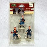 Vtg Lemax Christmas Village Collection Bucket Brigade 02441 Retired Firefighters. Fixed Price $12.50.