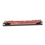 Micro-trains Mtl Z-scale Gunderson Well Car Burlington Northern #64306A. Fixed Price $27.90.