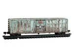Lehigh Valley 50' Ribside Boxcar Weathered Graffiti Mtl #027 44 520 N Scale. Fixed Price $39.75.