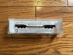 + Micro Trains Scale Norfolk Southern Heavyweight Depressed-center Flat Car. Fixed Price $25.00.