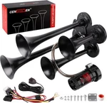 Train Kit - 4 Trumpet Metal Air Horns Replacement Dill 12V 150DB Ul.... Fixed Price $89.89.