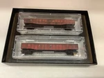 Micro Trains #993 06 001 Scale "great Northern" Gondolas Weathered 2 Pack. Fixed Price $53.95.