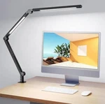Led Desk With Clamp + Stand/base Swing Arm Eye Care Aluminum. Fixed Price $39.98.