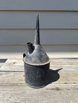 Antique P&r Railroad Train Steam Engine Oiler Kerosene Can Tin Soldered. Fixed Price $55.00.