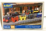 Kibri Ho Scale 38646 Diorama Deko-set Wagons (gepackwagen) Sealed In Box New. Fixed Price $35.00.