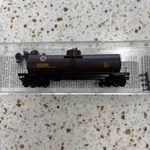 Microtrains N-scale Chicago Great Western Single Done Tank Car Brown. Fixed Price $15.60.