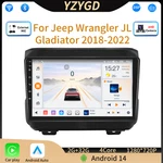 For Jeep Wrangler Jl Gladiator Android 9" Stereo Radio Carplay Gps 2018-2022. Fixed Price $135.00.