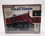 Life-like Ho Scale Building Kit Woodlawn Police Station # 1382 New Vintage. Fixed Price $24.99.