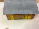 Reconditioned Small House Gray Roof And Chimney Scale Trains. Fixed Price $7.95.