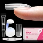 Beetles Tipex Nail Kit, Square Medium Tips 224 Pcs 16 Sizes Pre-etched Fake. Fixed Price $27.41.