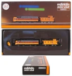 Z Marklin Mini Club 88603 Emd F7A Diesel Milw Loco +cc & Caboose (tested) #1. Fixed Price $229.95.