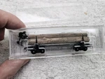 Micro Trains 114 00 040 Modern Log Car With Uprights Scale. Fixed Price $15.00.