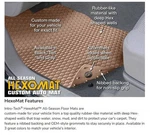 Full Set 2 Rows 4 Pc Hexomat Rubber Custom Floor Mats For Lexus Es - Made In Usa. Fixed Price $125.99.