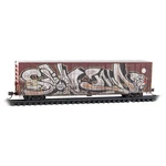 Micro-trains 12344170 Bnsf Weathered Graffiti 60' Plug Door Boxcar Freight. Fixed Price $52.95.
