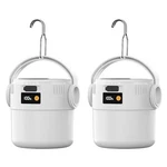 2PCS Rechargeable Led Outdoor Camping Tent Light Usb & Solar Lantern Hiking Lamp. Fixed Price $14.91.