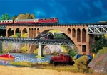 Faller 282924 Z Scale 1:220 Kit Of Stone Arch Bridge. Fixed Price $37.90.