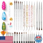 Beetles 31PCS Nail Art Brush, Dotting Tool, Pen, Dust Stripping Set. Fixed Price $16.79.