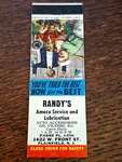 Vintage Matchbook: Randy's Amoco Gas Service Station, Plainfield, Nj. Fixed Price $5.99.