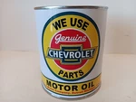 Genuine Chevrolet Motor Oil Can 1 Qt. ( Re-pop Collectible ). Fixed Price $9.99.