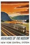 1947 New York Central Railroad Hudson River Travel 12X18 Poster Train Art Deco. Fixed Price $17.95.