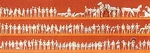 Preiser 88500 Z Unpainted People & Animals Plastic Figure Kit (set Of 160). Fixed Price $42.68.