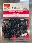 Micro Trains 1030-10 Roller Bearing Trucks W/short Couplers Pair Bulk Pk. Fixed Price $90.00.