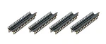 Faller 282901 Z Scale 1:220 Kit Of 4 Track Beds. Fixed Price $32.99.