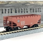 Micro-trains Scale 55010 Santa Fe 33FT Twin Bay Offset Side Hopper Atsf 180978. Fixed Price $16.99.