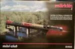 Z Marklin Mini-club 81466 Burlington Route Freight Set (110V Tested) 5-POLE #1. Fixed Price $529.95.