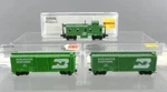Atlas 3565 3407 Micro Trains Bn 189784 Burlington Northern Box Car Caboose Lot. Fixed Price $59.97.