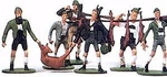 Merten 0212120 Ho Scale Hunters With Prey (2120). Fixed Price $11.10.