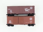 Lot Of 2 Scale Micro-trains Mtl Mp/sp Missouri & Southern Pacific 40' Boxcars. Fixed Price $25.95.