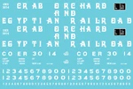 Scale - Crab Orchard & Egyptian Red Open Hopper Decals. Fixed Price $9.00.