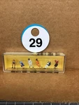 Preiser Ho Scale Figures # 21: (6) Seated Passengers New C-6 29. Fixed Price $24.99.
