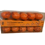 2- 10 Lt Pumpkin Light Set 8 Feet Cvs 12 Bulbs Indoor & Outdoor Plug 2009. Fixed Price $42.75.