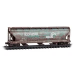 Micro Trains Scale 100-TON 3-BAY Covered Hopper Conrail #886293 09444960. Fixed Price $24.76.