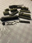 Vintage Ahm Ho Scale Army Train Set Nice Original Condition Not Tested. Fixed Price $50.00.