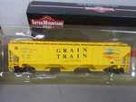 Intermountain Grain Train 3-BAY Hopper Car # 1023 -rtr Scale. Fixed Price $30.00.