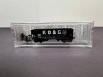 Micro Trains Scale 56360 Twin Bay Hopper Kansas Oklahoma And Gulf Ko&g 759. Fixed Price $19.99.