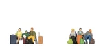 Noch Seated Passengers 15213 Ho Scale. Fixed Price $16.00.