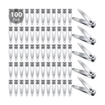 Mudder 100 Pieces Nail Clippers Set Bulk For Women Ultra Sharp Stainless .... Fixed Price $41.17.