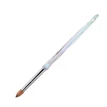 Makarttpro Kolinsky Crimped Acrylic Nail Brush For Powder #8, Crystal. Fixed Price $39.90.