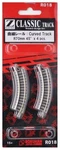 Rokuhan R018 Classic Curved R70-45 Deg Pcs Z Scale W/ Tracking #. Fixed Price $9.99.