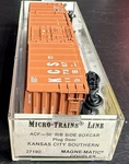 Scale Micro-trains Kansas City So Box Car 27190 #117307 Mint. Fixed Price $19.95.